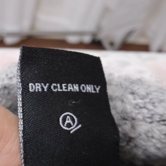 Karen Kane | NWT Color Block Wool Cotton Blend Sweater Gray Black | Size 0X - Picture 6 of 8